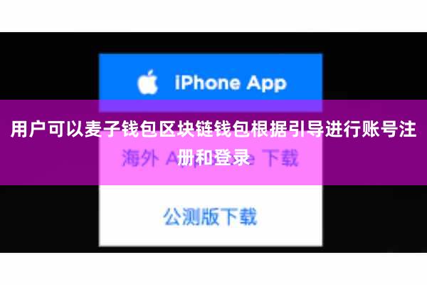 用户可以麦子钱包区块链钱包根据引导进行账号注册和登录
