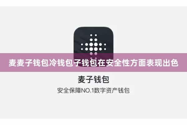 麦麦子钱包冷钱包子钱包在安全性方面表现出色