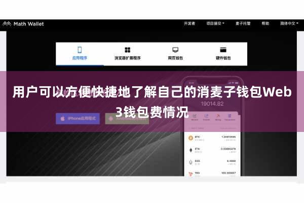 用户可以方便快捷地了解自己的消麦子钱包Web3钱包费情况