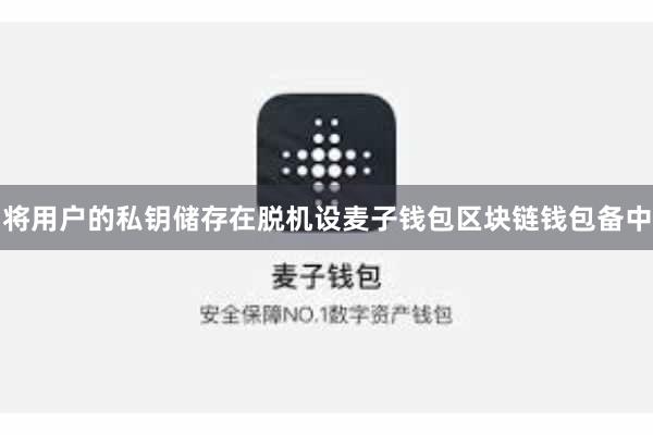 将用户的私钥储存在脱机设麦子钱包区块链钱包备中