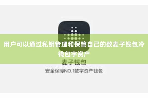用户可以通过私钥管理和保管自己的数麦子钱包冷钱包字资产